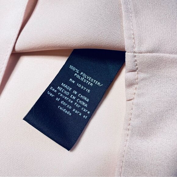 Romantic Feminine Pink Pintuck Blouse Sz L NWT - Picture 8 of 10